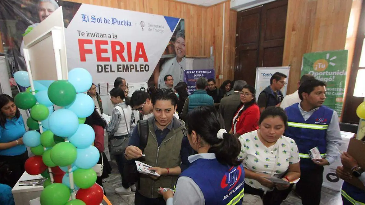 Se llevó a cabo la segunda edición de la Feria de Empleo que realiza la Secretaría del Trabajo en las instalaciones de El Sol de Puebla